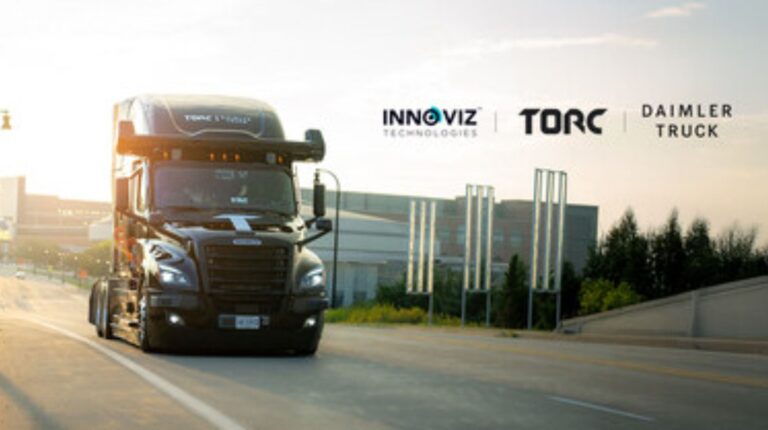 Daimler Truck and Torc Robotics choose Innoviz for Level 4 truck lidar.