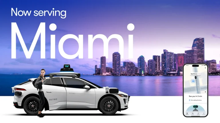 Miami residents gain access to Waymo’s fully autonomous vehicles.