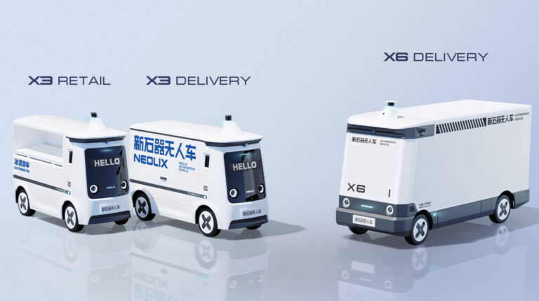 Neolix delivery vehicles.