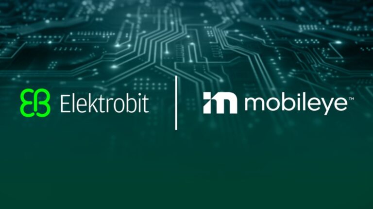 Elektrobit’s safety-certified Linux OS integrated into Mobileye Drive Elektrobit and Mobileye logos.