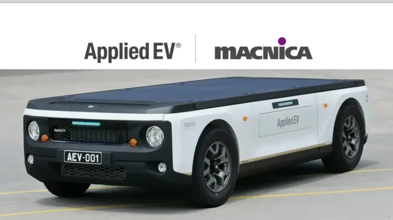 The Applied EV Blanc Robot electric vehicle.