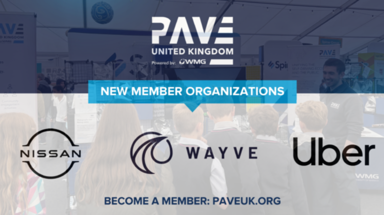 New companies join PAVE UK to promote self-driving education PAVE UK.
