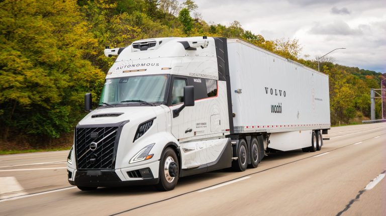 Waabi demonstrates zero-shot AI transfer across autonomous truck platforms Volvo VNL Autonomous Waabi truck