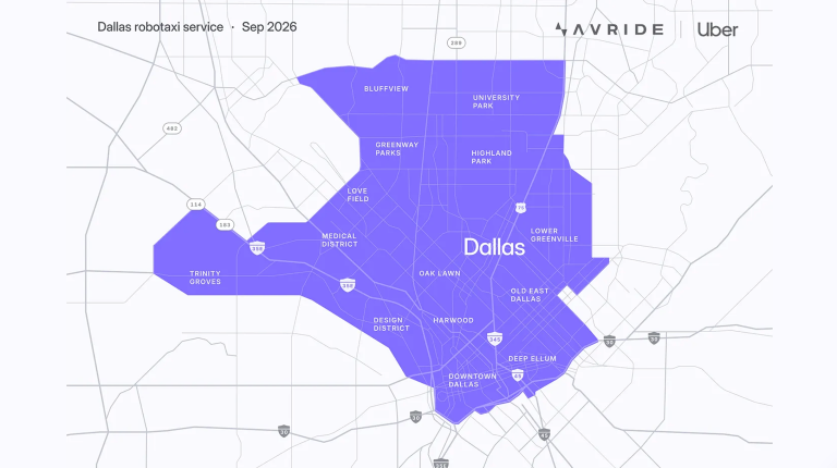 Uber and Avride expand Dallas robotaxi operations.